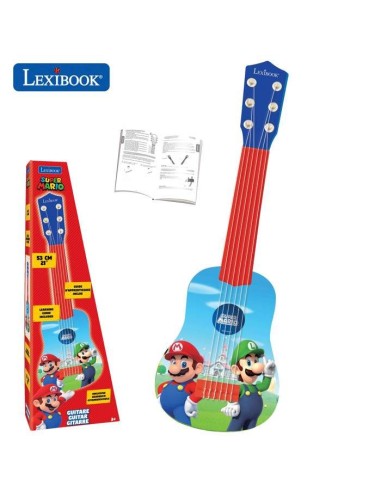 Lexibook - Ma Premiere Guitare Super Mario - 53 cm - Guide d'apprentissage inclus – LEXIBOOK (Imitation Instrument Musique) | STORE PRO SHOP 