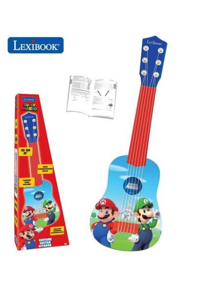 Lexibook - Ma Premiere Guitare Super Mario - 53 cm - Guide d'apprentissage inclus – LEXIBOOK (Imitation Instrument Musique) | STORE PRO SHOP 