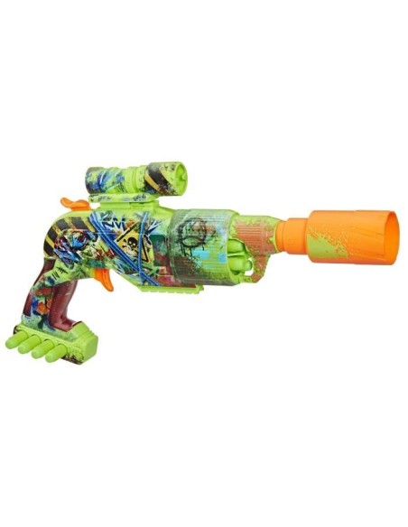 Nerf Zombie Driller, Blaster a fléchettes, cylindre rotatif, Des 8 ans – NERF (Jeu D'adresse) | STORE PRO SHOP 