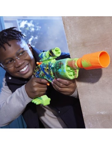 Nerf Zombie Driller, Blaster a fléchettes, cylindre rotatif, Des 8 ans – NERF (Jeu D'adresse) | STORE PRO SHOP 