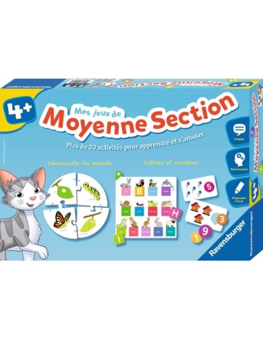 RAVENSBURGER Mes Jeux de Moyenne Section (Jeu Educatif) – RAVENSBURGER (Jeu D'apprentissage) | STORE PRO SHOP 