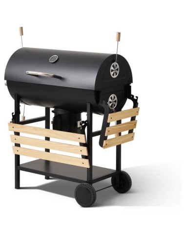 Barbecue a charbon - COOKING BOX - MIKE EVOLUTION - 142 X 57 X 112 cm - Noir – COOKINGBOX (Barbecue) | STORE PRO SHOP 