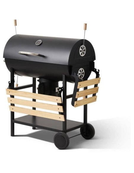 Barbecue a charbon - COOKING BOX - MIKE EVOLUTION - 142 X 57 X 112 cm - Noir – COOKINGBOX (Barbecue) | STORE PRO SHOP 