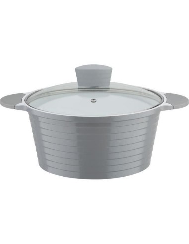 GSW Marmite revetement en céramique Greblon a induction Bolero Grey - 28 cm – GSW (Faitout - Marmite) | STORE PRO SHOP 
