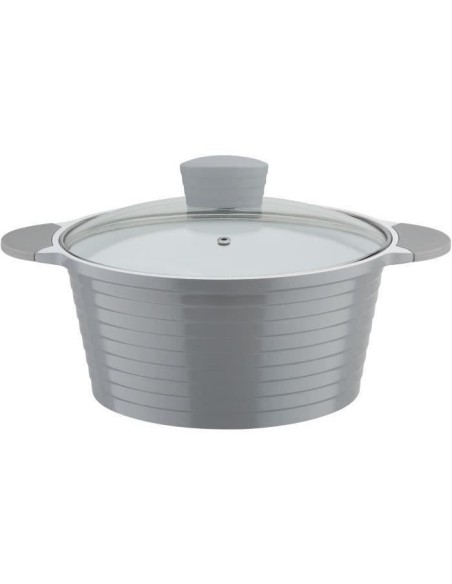 GSW Marmite revetement en céramique Greblon a induction Bolero Grey - 28 cm – GSW (Faitout - Marmite) | STORE PRO SHOP 