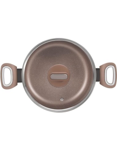 Marmite - ARTHUR MARTIN - AM5531 - 28 cm avec couvercle en verre - Aluminium - Tous feux dont induction – ARTHUR MARTIN (Faitout - Marmite) | STORE PRO SHOP 