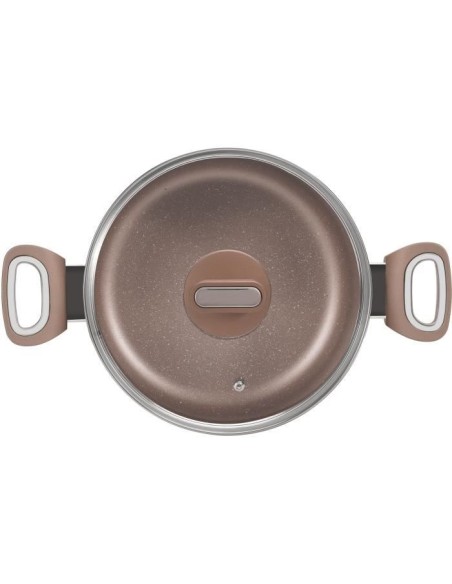 Marmite - ARTHUR MARTIN - AM5531 - 28 cm avec couvercle en verre - Aluminium - Tous feux dont induction – ARTHUR MARTIN (Faitout - Marmite) | STORE PRO SHOP 