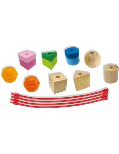 SES CREATIVE - 13102 - Perles sensorielles a lacer – SES CREATIVE (Jeu D'apprentissage) | STORE PRO SHOP 