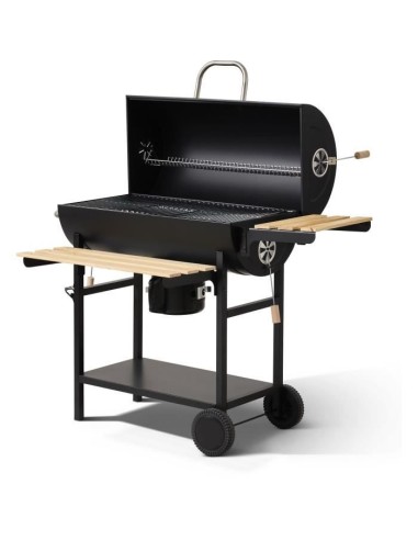 Barbecue a charbon - COOKING BOX - MIKE EVOLUTION - 142 X 57 X 112 cm - Noir – COOKINGBOX (Barbecue) | STORE PRO SHOP 