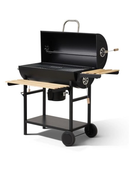 Barbecue a charbon - COOKING BOX - MIKE EVOLUTION - 142 X 57 X 112 cm - Noir – COOKINGBOX (Barbecue) | STORE PRO SHOP 