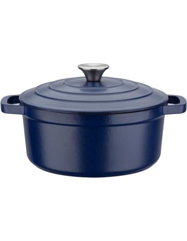 GSW - Blue Magic - Marmite - Ø 24 cm - Fonte d'acier - Bleu - Tous feux dont induction – GSW (Faitout - Marmite) | STORE PRO SHOP 