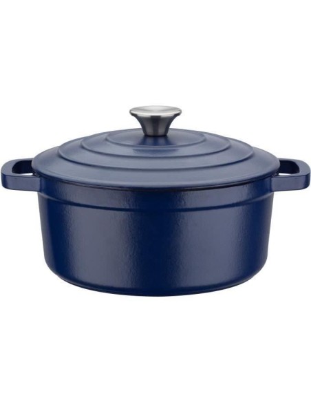 GSW - Blue Magic - Marmite - Ø 24 cm - Fonte d'acier - Bleu - Tous feux dont induction – GSW (Faitout - Marmite) | STORE PRO SHOP 