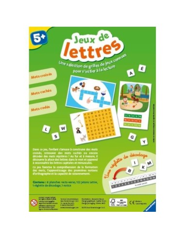 Jeux de lettres - Jeu éducatif - Initation a la lecture - Ravensburger - Des 5 ans – RAVENSBURGER (Jeu D'apprentissage) | STORE PRO SHOP 