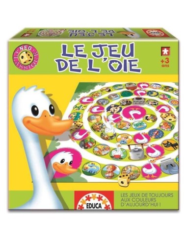 Jeu de l'oie EDUCA Neo Classique - Design frais et dynamique - Pour enfants a partir de 3 ans – EDUCA (Jeu D'apprentissage) | STORE PRO SHOP 