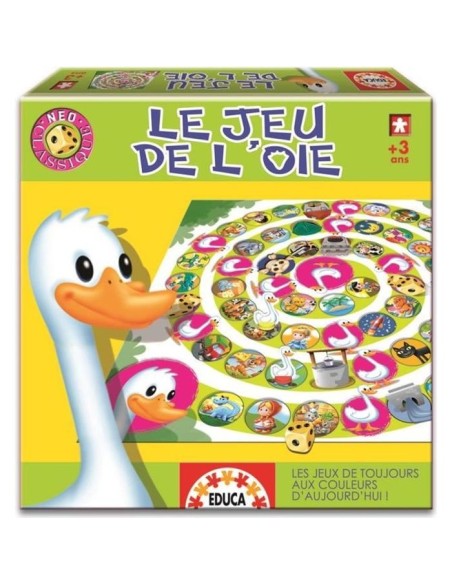 Jeu de l'oie EDUCA Neo Classique - Design frais et dynamique - Pour enfants a partir de 3 ans – EDUCA (Jeu D'apprentissage) | STORE PRO SHOP 