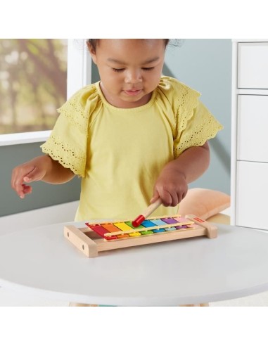 Fisher-Price-Xylophone en bois, instrument de musique avec 2 pieces HXV13 – FISHER PRICE () | STORE PRO SHOP 