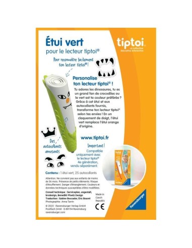 tiptoi Etui vert, pour Lecteur tiptoi (non inclus) 00000182, Des 3 ans, Ravensburger – RAVENSBURGER (Jeu D'apprentissage) | STORE PRO SHOP 