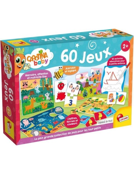 Collection de jeux éducatifs pour tout-petits - LISCIANI - Soixante activités pour le développement – LISCIANI GIOCHI (Jeu D'apprentissage) | STORE PRO SHOP 