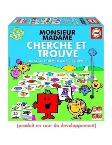Jeu d'apprentissage - EDUCA - Monsieur Madame - Cherche Et Trouve – EDUCA () | STORE PRO SHOP 