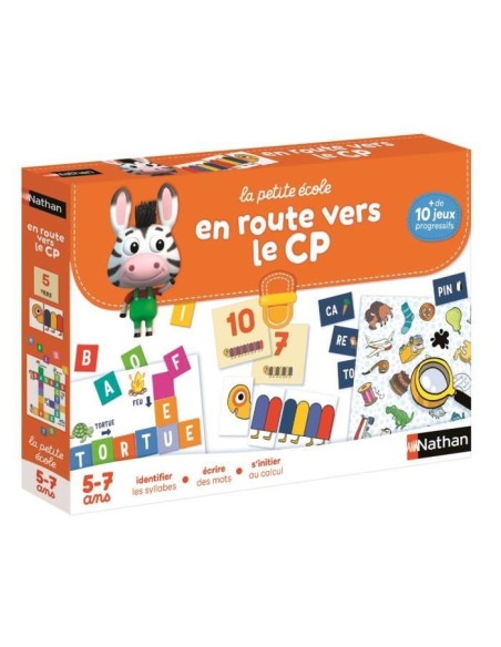 Coffret éducatif - NATHAN - La petite école - En route vers le CP  - Jeux progressifs - Mixte – NATHAN (Jeu D'apprentissage) | STORE PRO SHOP 