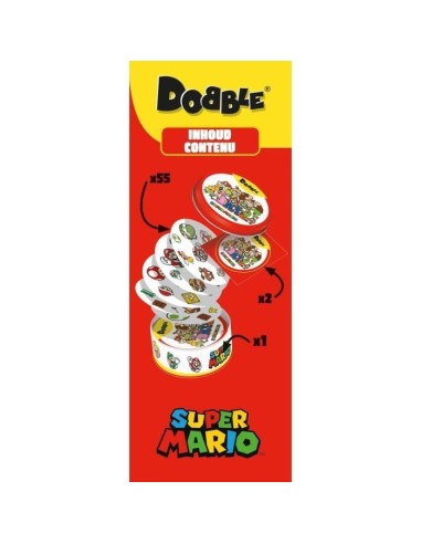 Dobble : Super Mario – ASMODEE (Jeu D'apprentissage) | STORE PRO SHOP 
