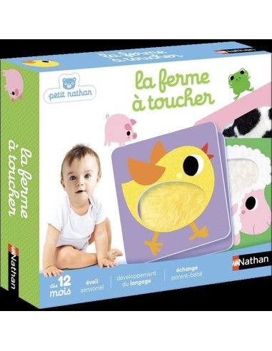 PETIT NATHAN - La Ferme a Toucher – NATHAN (Jeu D'apprentissage) | STORE PRO SHOP 