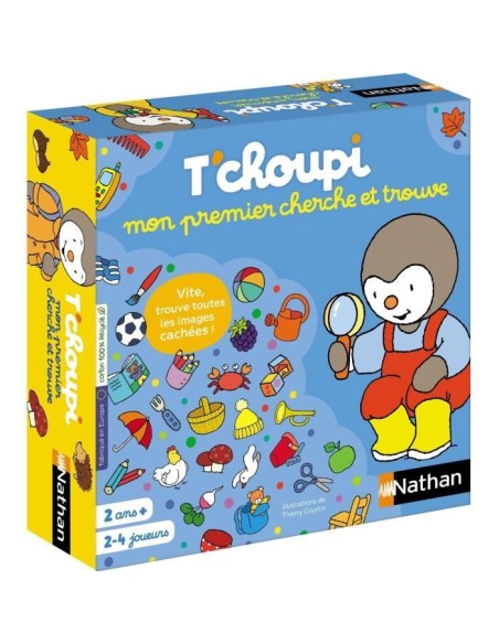 Jeu de société - NATHAN - T'choupi mon premier cherche et trouve - Jeu de recherche pour petits – NATHAN () | STORE PRO SHOP 