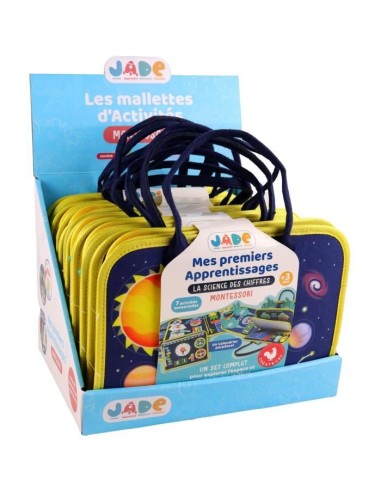 Pochette d'Activitées Espace - Montessori - JADE - Jeu Educatif - Voyage - Sensoriel - Jeu Pour Enfant - Design Français – MGM () | STORE PRO SHOP 