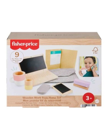 FISHER-PRICE Set teletravail en bois - HXV11 – FISHER PRICE (Jeu D'apprentissage) | STORE PRO SHOP 