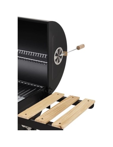 Barbecue a charbon - COOKING BOX - MIKE EVOLUTION - 142 X 57 X 112 cm - Noir – COOKINGBOX (Barbecue) | STORE PRO SHOP 
