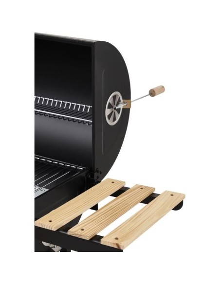 Barbecue a charbon - COOKING BOX - MIKE EVOLUTION - 142 X 57 X 112 cm - Noir – COOKINGBOX (Barbecue) | STORE PRO SHOP 