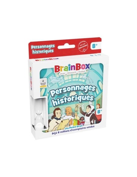 BrainBox Pocket : Personnages Historiques – BRAINBOX (Jeu D'apprentissage) | STORE PRO SHOP 