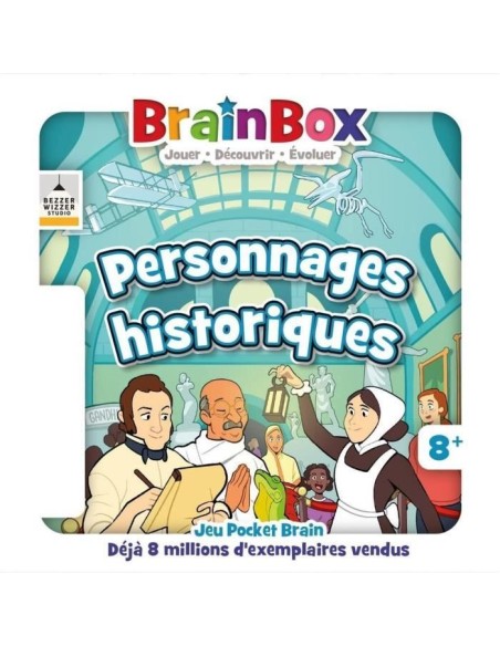BrainBox Pocket : Personnages Historiques – BRAINBOX (Jeu D'apprentissage) | STORE PRO SHOP 