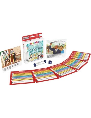BrainBox Pocket : Personnages Historiques – BRAINBOX (Jeu D'apprentissage) | STORE PRO SHOP 