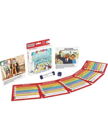 BrainBox Pocket : Personnages Historiques – BRAINBOX (Jeu D'apprentissage) | STORE PRO SHOP 