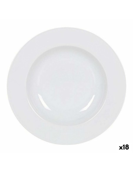 Assiette creuse La Mediterránea Felit 22 x 22 x 3 cm (18 Unités) (ø 22,5 cm)