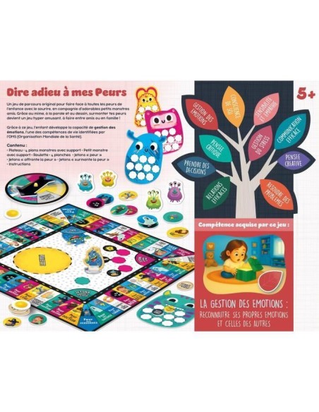 Dire adieu a mes peurs - LIFE SKILLS - Des 5 ans – LISCIANIGIOCHI (Jeu D'apprentissage) | STORE PRO SHOP 