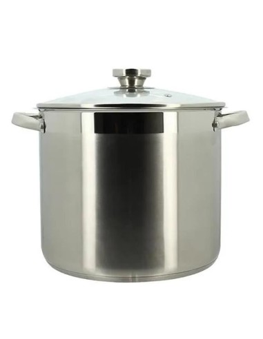 Marmite avec couvercle - MENASTYL - 4615455 - En acier inoxydable - 9 litres - Tous feux dont induction – MENASTYL (Faitout - Marmite) | STORE PRO SHOP 