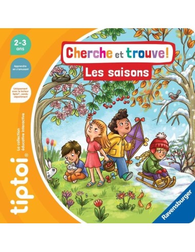 Ravensburger-tiptoi-Livre interactif-Cherche et trouve Les saisons-Jeu éducatif électronique,sans écran-A partir de 2 ans-1309 – RAVENSBURGER (Jeu D'apprentissage) | STORE PRO SHOP 