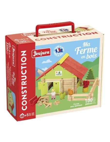JEUJURA Ferme avec animaux - 100 pieces – JEUJURA (Jeu D'assemblage - Jeu De Construction - Jeu De Manipu) | STORE PRO SHOP 
