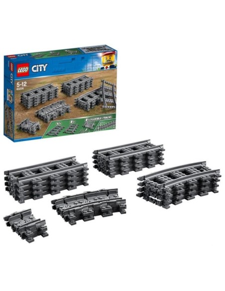 LEGO City 60205 Pack de Rails – LEGO (Jeu D'assemblage - Jeu De Construction - Jeu De Manipu) | STORE PRO SHOP 