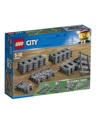 LEGO City 60205 Pack de Rails – LEGO (Jeu D'assemblage - Jeu De Construction - Jeu De Manipu) | STORE PRO SHOP 