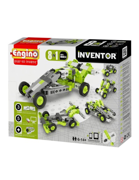 Engino Inventor cars, 8 in 1 – ENGINO (Jeu D'assemblage - Jeu De Construction - Jeu De Manipu) | STORE PRO SHOP 