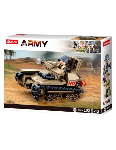 Sluban WWII - Small Italian Tank – SLUBAN (Jeu D'assemblage - Jeu De Construction - Jeu De Manipu) | STORE PRO SHOP 