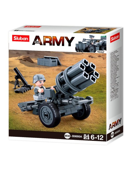Sluban WWII - Rocket Gun – SLUBAN (Jeu D'assemblage - Jeu De Construction - Jeu De Manipu) | STORE PRO SHOP 