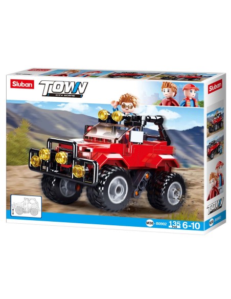 Sluban Red Offroader M38-B0902 – SLUBAN (Jeu D'assemblage - Jeu De Construction - Jeu De Manipu) | STORE PRO SHOP 