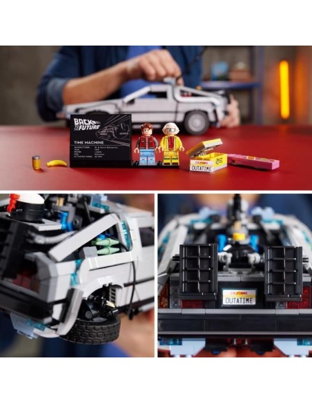 LEGO 10300 La machine a remonter le temps de Retour vers le futur – LEGO (Jeu D'assemblage - Jeu De Construction - Jeu De Manipu) | STORE PRO SHOP 