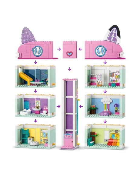 LEGO 10788 La Maison Magique de Gabby, Jouet de Maison de Poupées avec Figurines – LEGO (Jeu D'assemblage - Jeu De Construction - Jeu De Manipu) | STORE PRO SHOP 