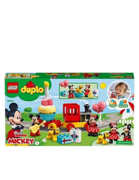 LEGO 10941 DUPLO Disney Le Train d'Anniversaire de Mickey et Minnie Jouet pour Enfant de 2 ans et plus avec Train et Figurines – LEGO () | STORE PRO SHOP 