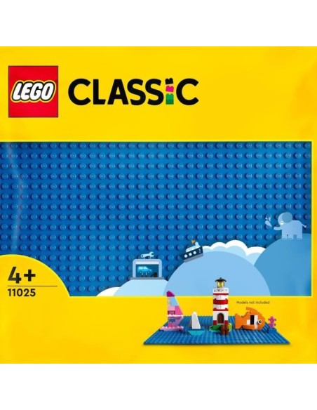 LEGO 11025 Classic La Plaque De Construction Bleue 32x32, Socle de Base pour Construction, Assemblage et Exposition – LEGO (Jeu D'assemblage - Jeu De Construction - Jeu De Manipu) | STORE PRO SHOP 
